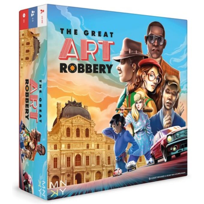 MNKY Entertainment bordspel The Great Art Robbery strategisch spel.