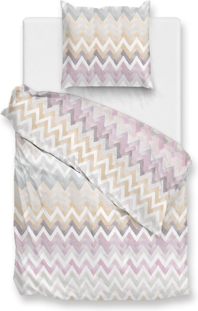 Zohome Lini Dekbedovertrek - Eenpersoons - Flanel - 140x200-220cm - Multi