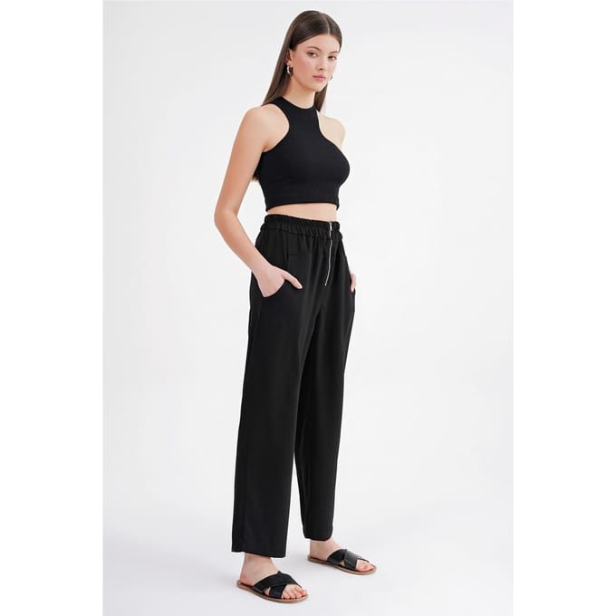 Trekkoord Taille Sigaretten Jogger Broek
