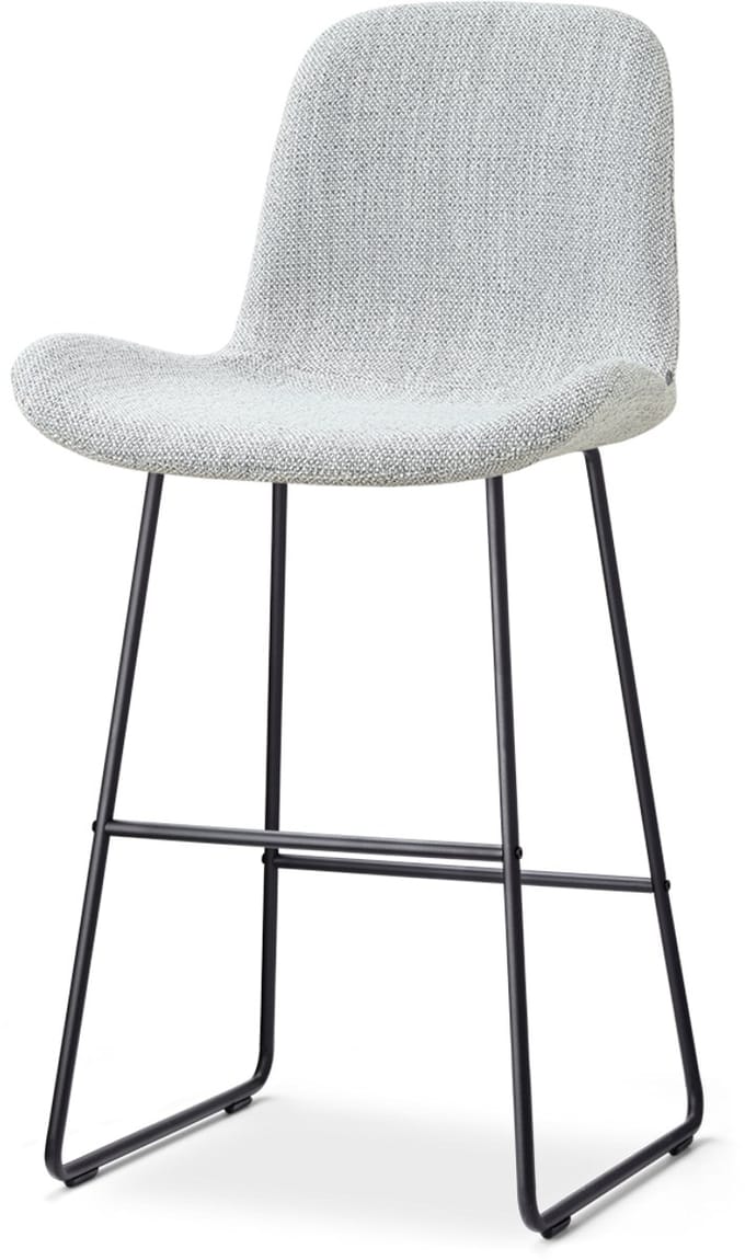 Nolon Nino-Fé barkruk grijs melange - zwart onderstel - 75 cm