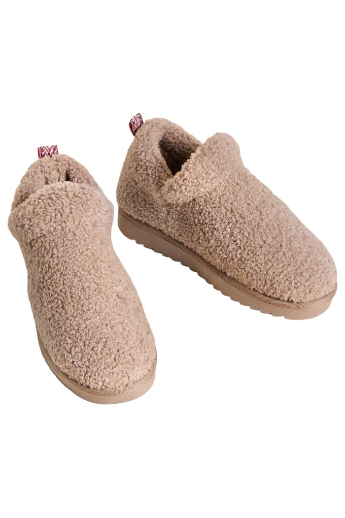 White Stuff Borg Slipper Bootie Dark Natural Taglia: M | Outlet | Uomo