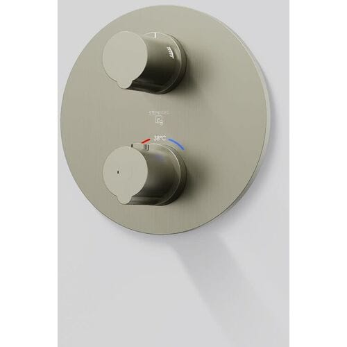 Steinberg 100 Series Ready-to-install set for concealed thermostat with 2-way diverter 100.4133 3