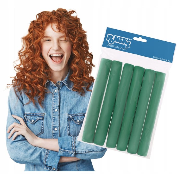 Poniks Zeer Dikke Haarrollers Krullen Golven Papilotten 22mm GROOT XXL 6 Stuks 18cm
