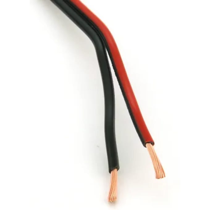 Sencys Audiokabel Hifi 2g2,5 Zwart-rood 20m