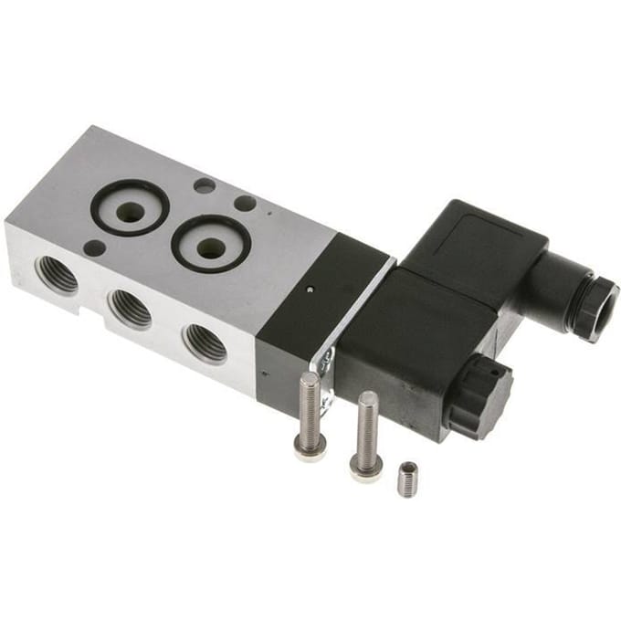 5/2 G1/4'' NAMUR Magneetventiel 24V DC 3-10bar/42-140psi Airtec