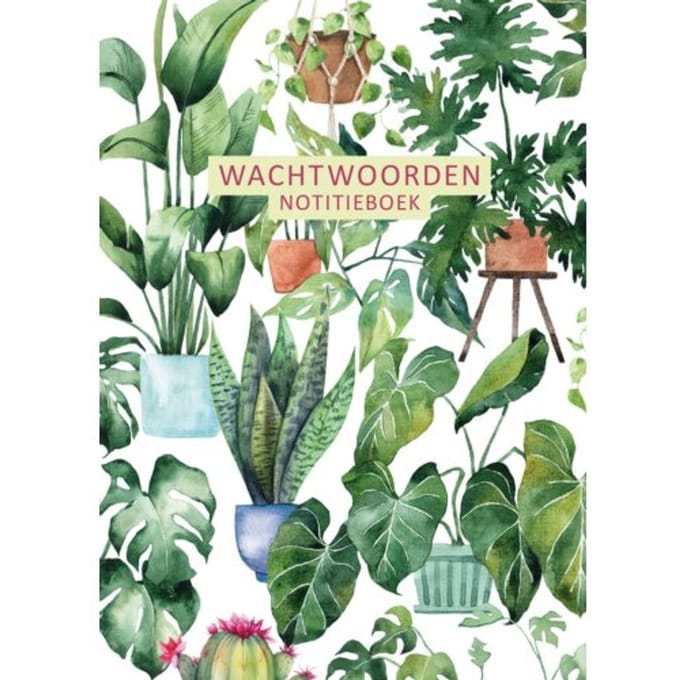 Wachtwoorden Notitieboek - Urban Jungle - ZNU