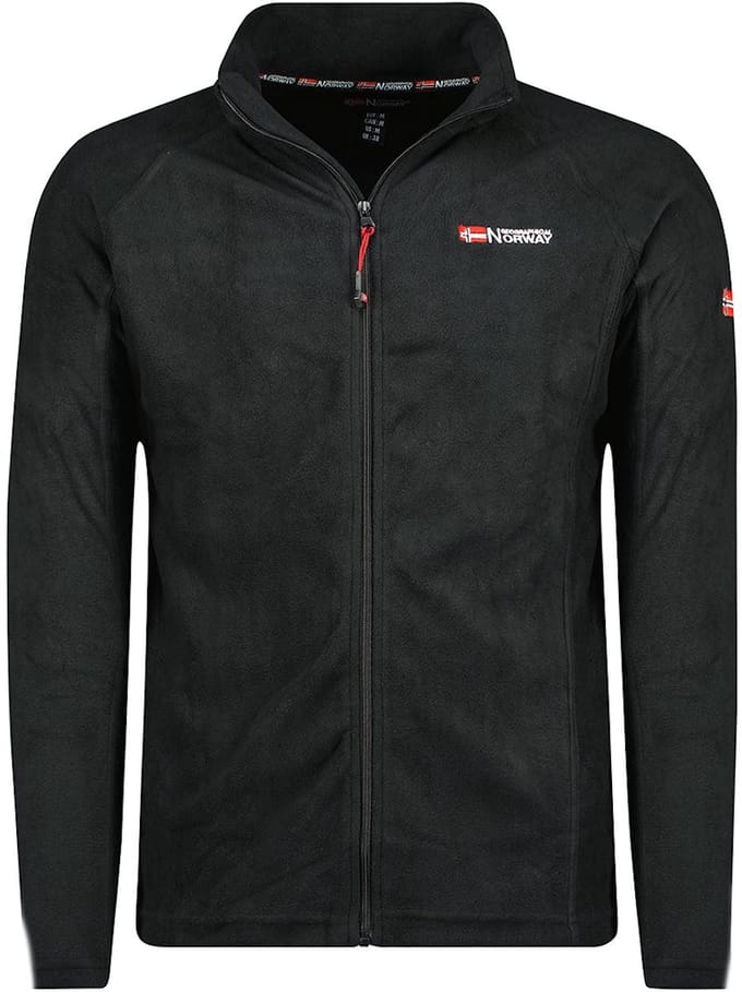 Fleece Vest Met Rits Heren Zwart Geographical Norway Tug - 4XL