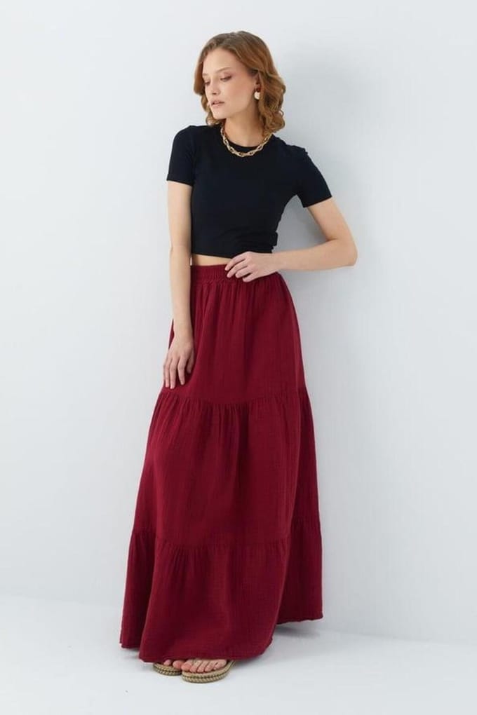Maxi Katoenen Rok