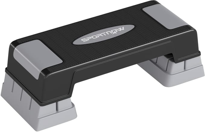 SPORTNOW - Aerobische stepper - PP, ABS - 75 x 29 x 22,5 cm - Grijs