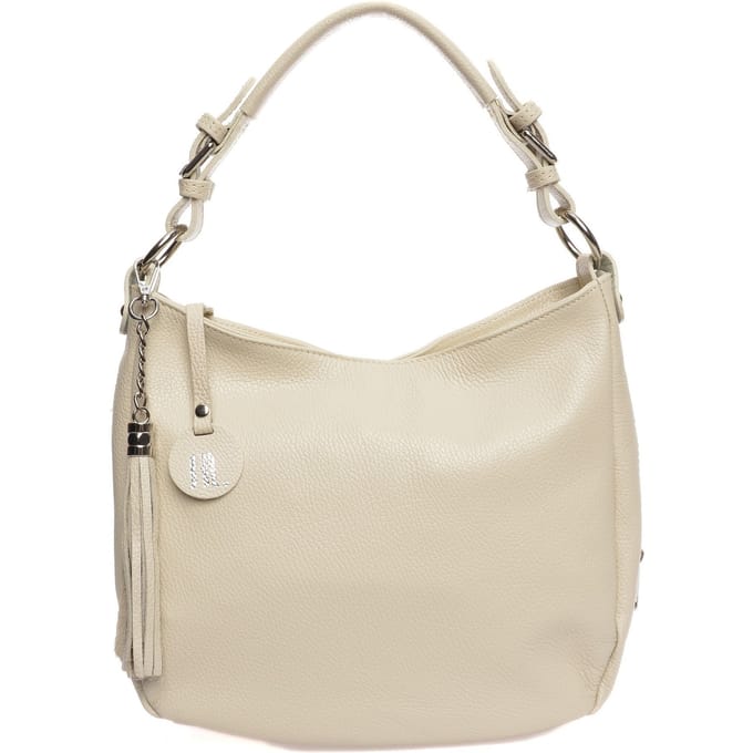 Anna Luchini Beige Rundleer Tas