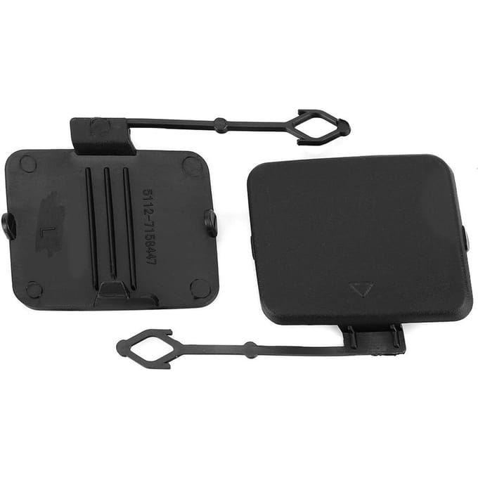 Paar Achterbumper Trekhaak Afdekking 51 12 7 158 448 Geschikt voor X5 E70 2006 2013 black