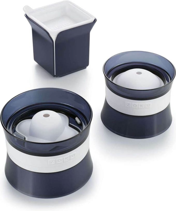Zoku Mixology IJsbalmaker - Voor Glas - 3 Stuks - Smoke
