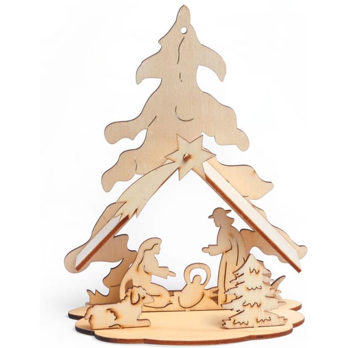 VBS Houten bouwpakket "Kerststalletje Bethlehem"