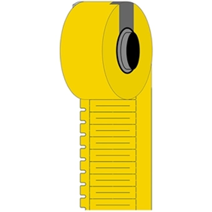 Brady M6-30x4.2-7597-YL polyethyleen labels geel | 30 mm x 4,20 mm (origineel)