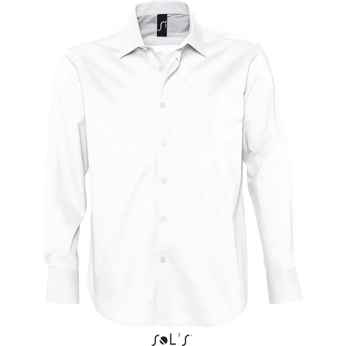 SOL'S Men´s Stretch-Shirt Brighton Long Sleeve L633 - White - XL