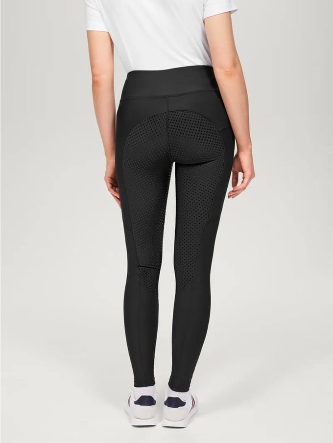 Tommy Hilfiger Equestrian Paardrijlegging Tommy Hilfiger Devon Full Grip Zwart - S