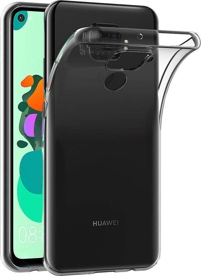 Hoesje Geschikt voor: Huawei Mate 30 Lite - Silicone - Transparant
