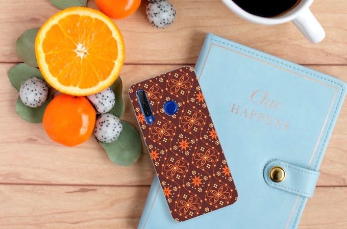 Honor 20 Lite TPU bumper Batik Brown
