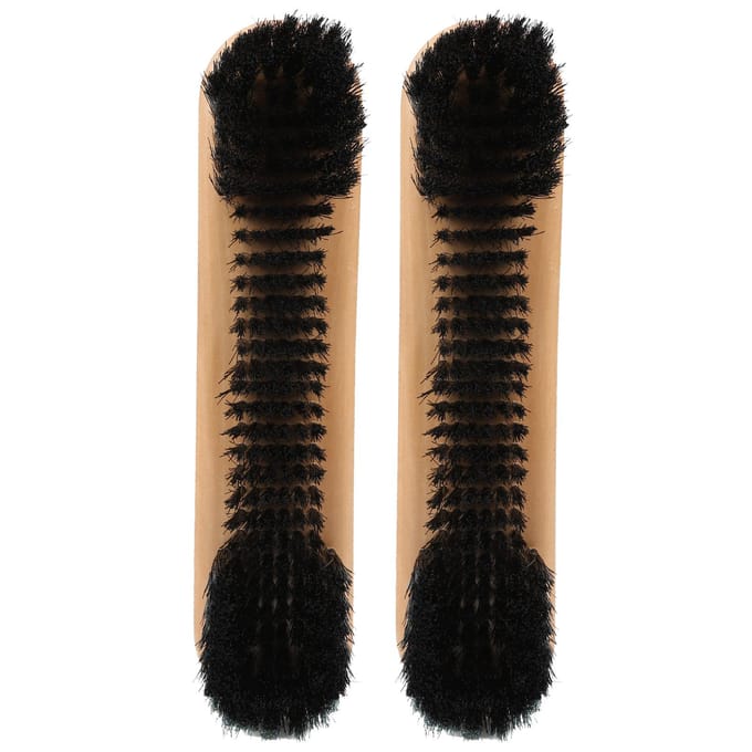 Ensemble 2 pièces Brosse de Table de Billard Nettoyeur de Billard Manche en Bois Accessoires de Nettoyage pour Table de Billard beige