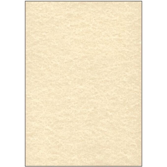 Sigel structuurpapier Perga champagne, fijn karton, DIN A4, 200 g/m², 50 vel, FSC Mix Credit, champagne