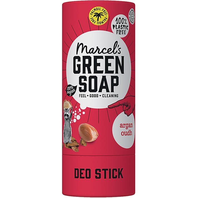 Marcel's Green Soap Deodorant Stick Argan & Oudh - 40 gr