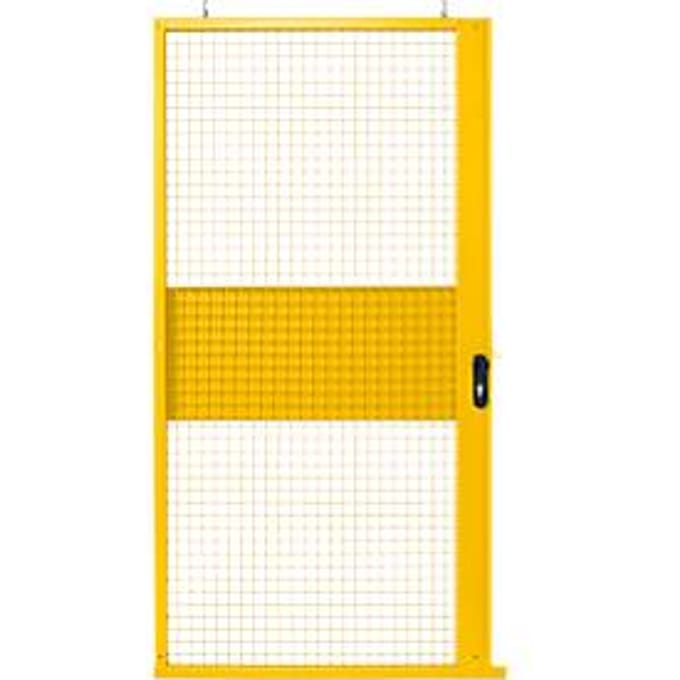 Schuifdeur, voor gaas-scheidingswandsysteem, B 1110 x H 2110 mm, geel