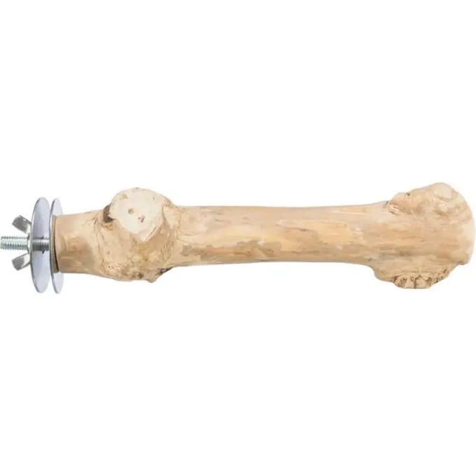 Trixie Perch with screw attachment coffee wood 20 cm/ø 20-30 mm