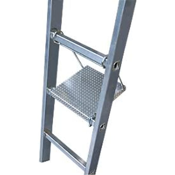 Krause combi-trede/platform, voor Krause ladders met sporten, hoogte 40 cm