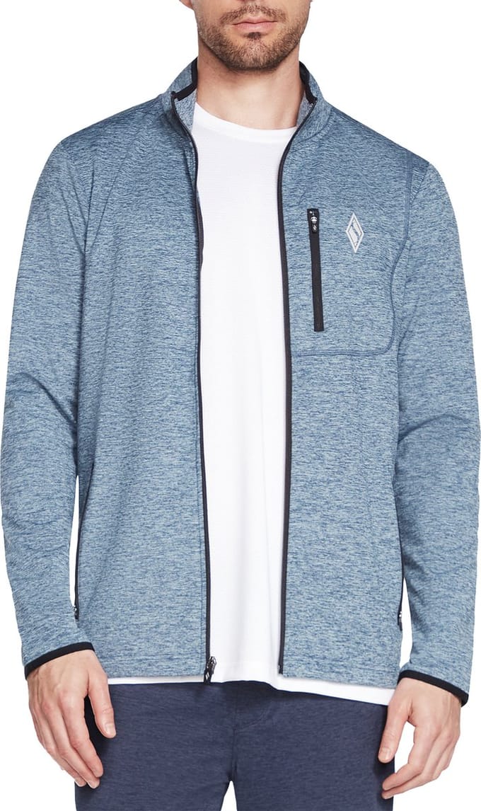 Skechers ULTRA GO Equalizer Jacket sweatjack heren MJA251 607 LBLW blauw
