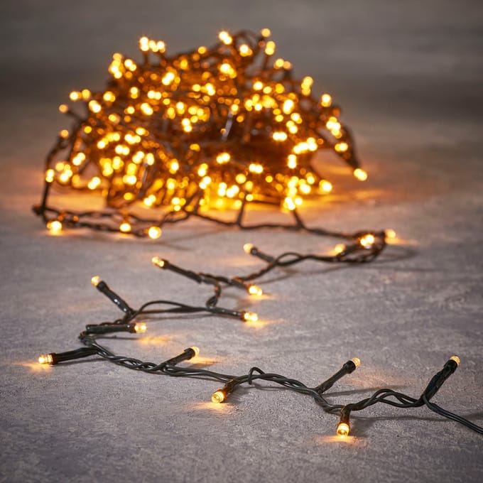 Luca Lighting - Snoer warm wit 48 led - battery operated en timer - L 360cm