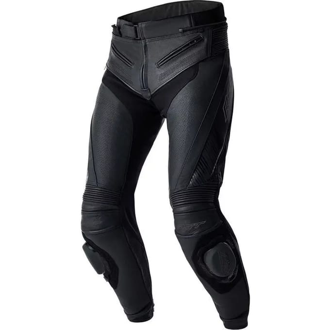 Korte leren motorbroek RST Tractech Evo D3O