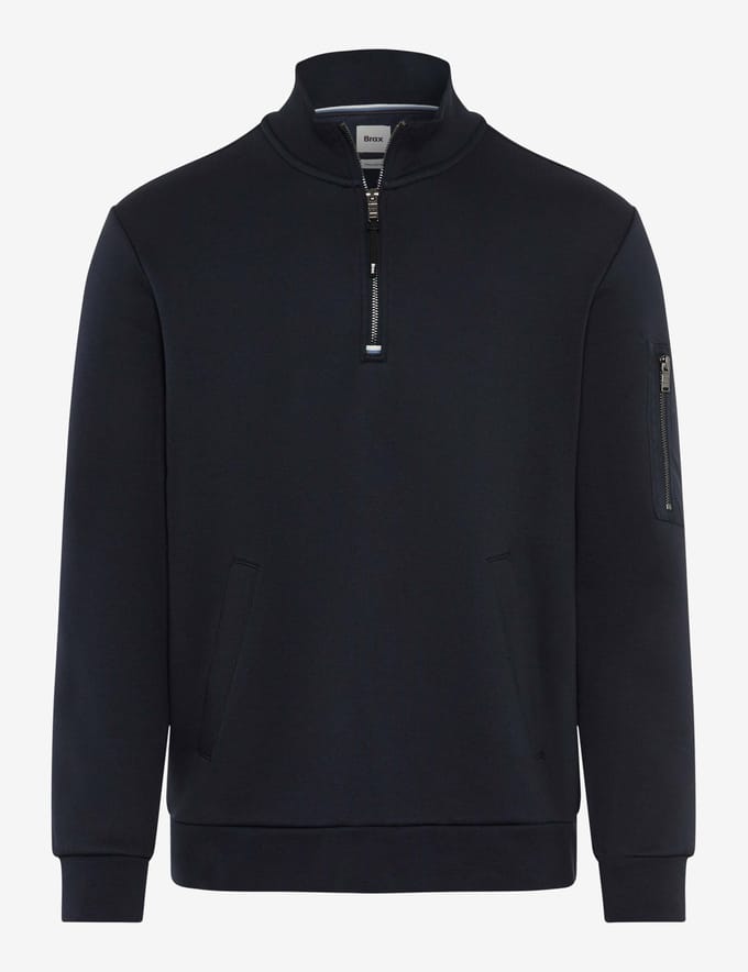 Brax Heren Troyer  Style SION night blue, donkerblauw, maat M