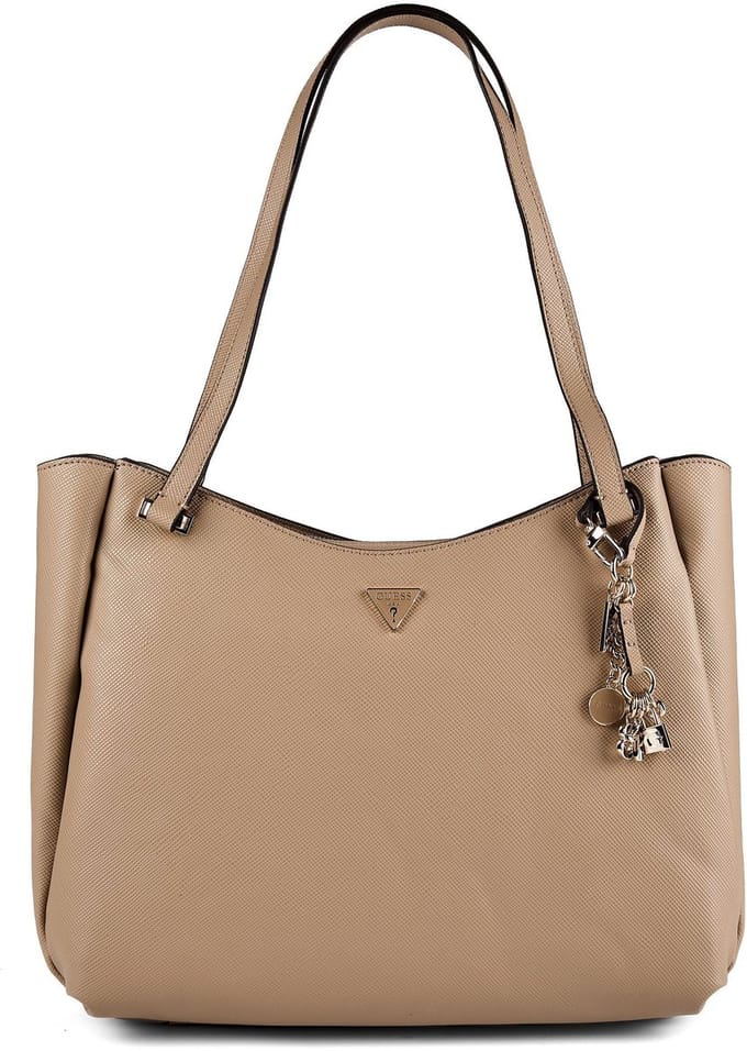 GUESS schoudertas Gilda Tote Beige Taupe