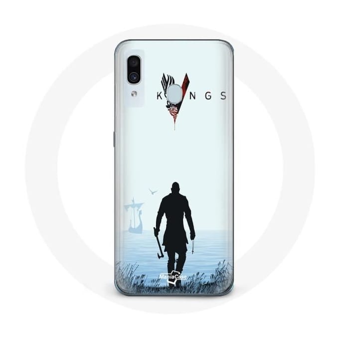 Coque pour Samsung Galaxy A40 Vikings Série Saison 6 Ragnar Lothbrok La Bande Annonce 2022