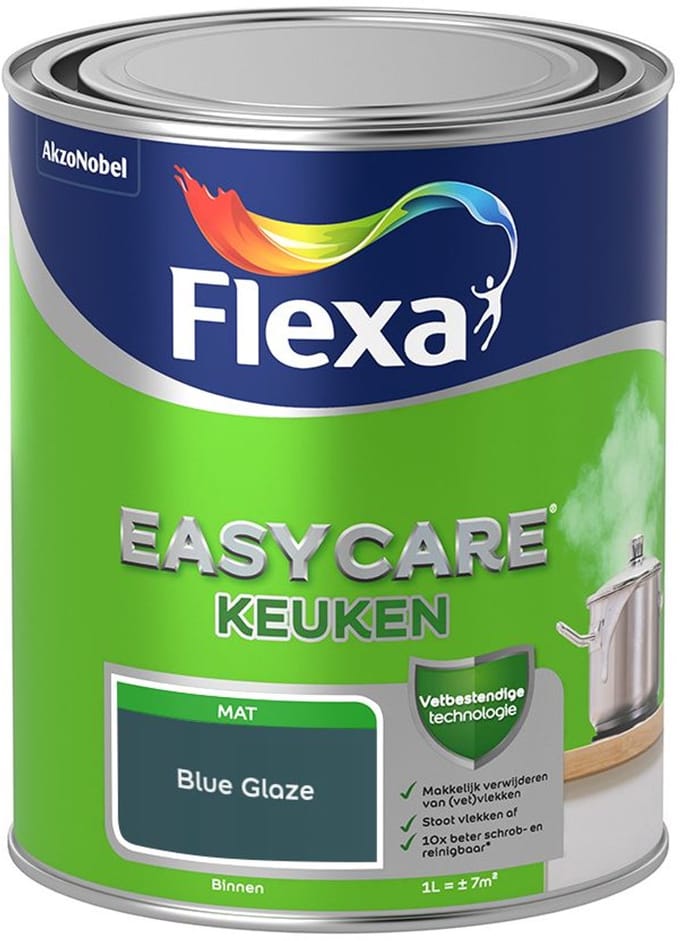 Flexa - Easycare Keuken - Blue Glaze - Mengverf - 1 L