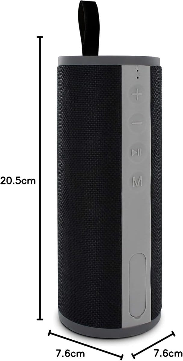 Draagbare Bluetooth Speaker 12W met Lange Batterijduur en Audio-ingang
