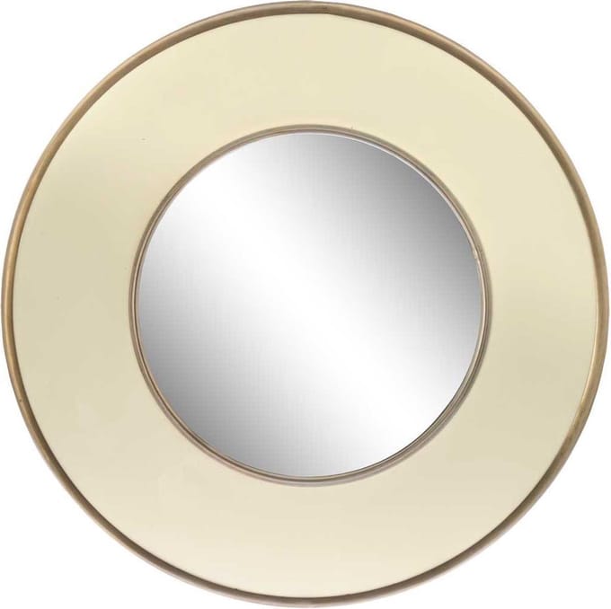 Spiegel Tess 50cm goud/ivoor