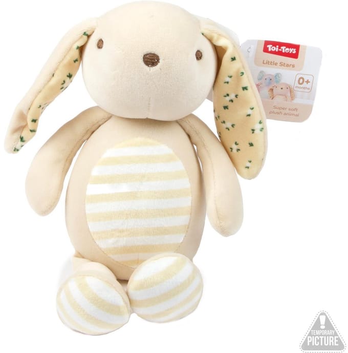 Toi-Toys knuffeldier baby pluche multicolor speelgoed.