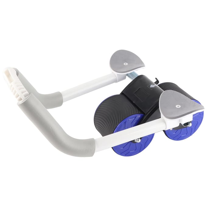Automatisch Terugverend Buikwiel met Elleboogsteun Krachttraining Intelligent Display Core blauw