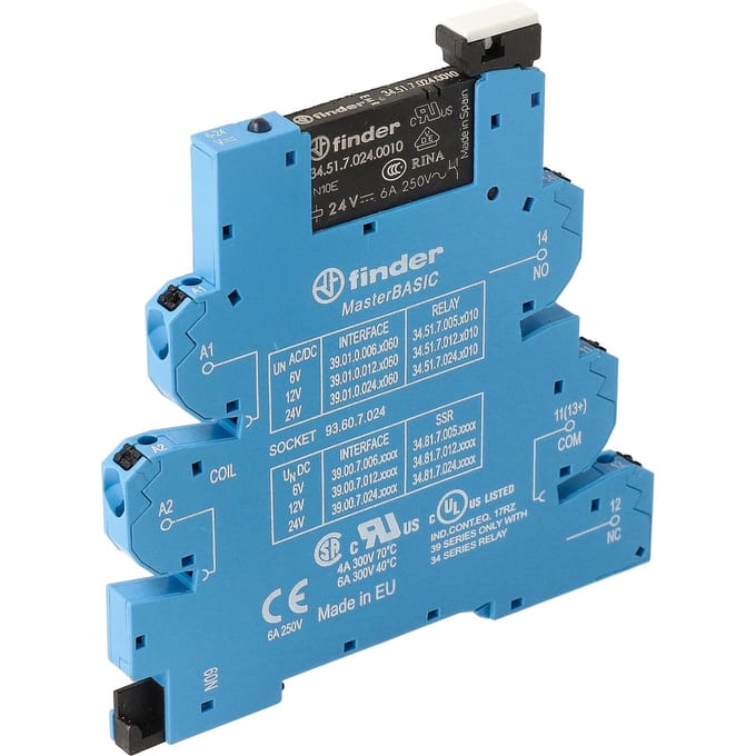 Finder MasterBASIC 6A Interface Relais 24V AC/DC - 39.01.0.024.0060