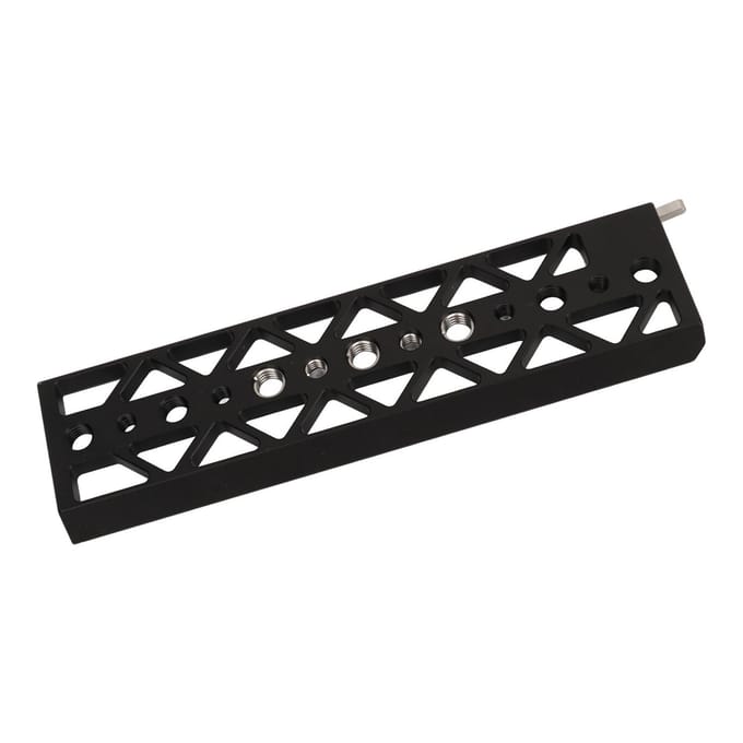 Zwaluwstaartplaat voor Arca 8 inch 14 38 Schroefdraadgaten Aluminium Snelkoppelings Zwaluwstaart Statief Basisplaat black