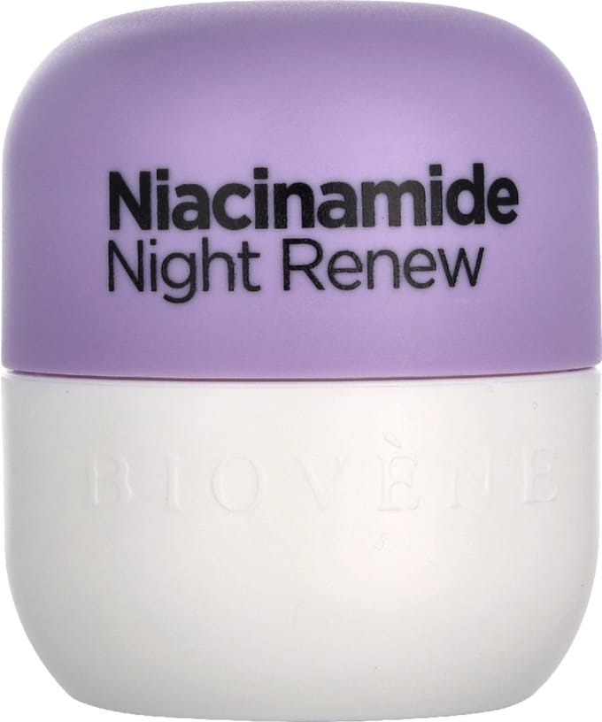 Biovene, Niacinamide Nacht Vernieuwing, Anti-Aging, Crème, Voor Gezicht, 50 ml