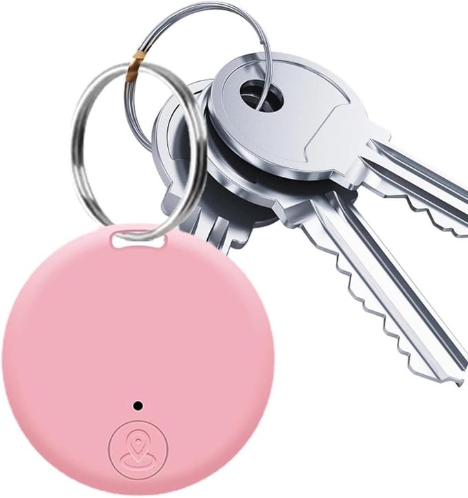 Dier Tracker - Huisdier Locator - Waardevolle Spullen Vinden - Bidirectionele Meldingen - 11.7 x 7.2 x 1 cm - Metaal