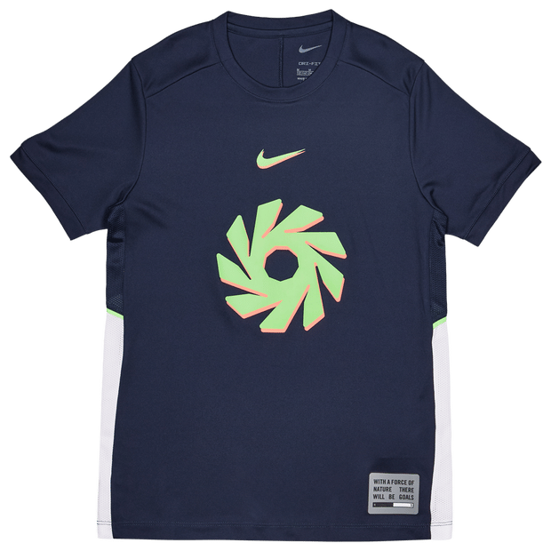 Nike Eh Df Acd25 T-shirts Kinder - Blauw - Maat 128 - 137 CM