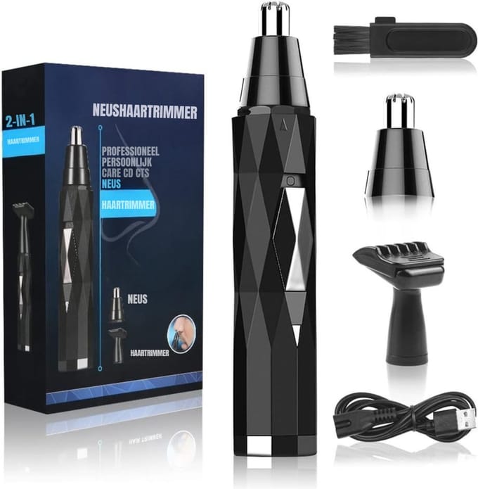 REN® Neustrimmer Mannen - Neustrimmer - Zwart - 17cm x 10cm x 4cm