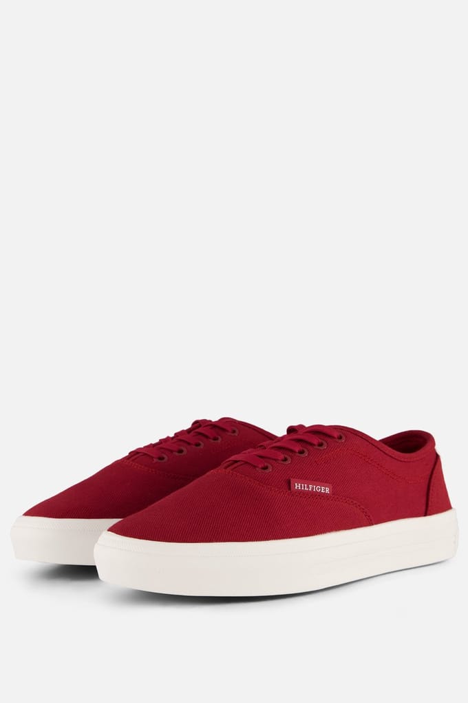 Tommy Hilfiger Tommy Hilfiger Vulc Cup CVS Sneakers rood Textiel