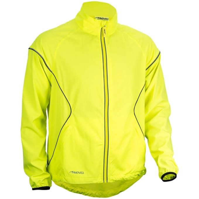 Avento Maat M  Runningjack - Unisex - Neon Yellow - Geel/Zwart - M