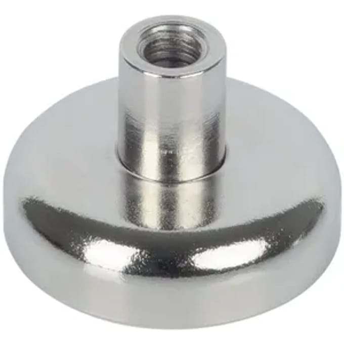 Fix-o-moll Bevestigingsmagneet - Rond Met Schroefbus - Neodymium - Diameter 20mm