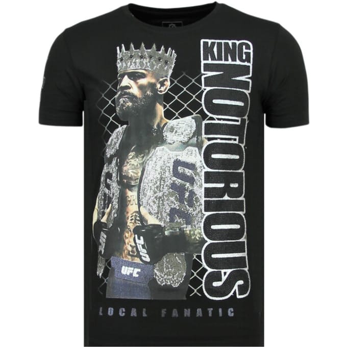 King Notorious - Slim fit T shirt Mannen - 6324Z - Zwart