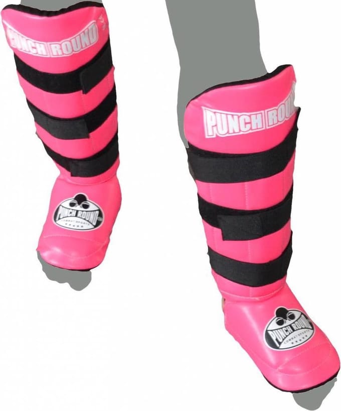 PunchR Kickboks Scheenbeschermers XPR Flex Roze - S